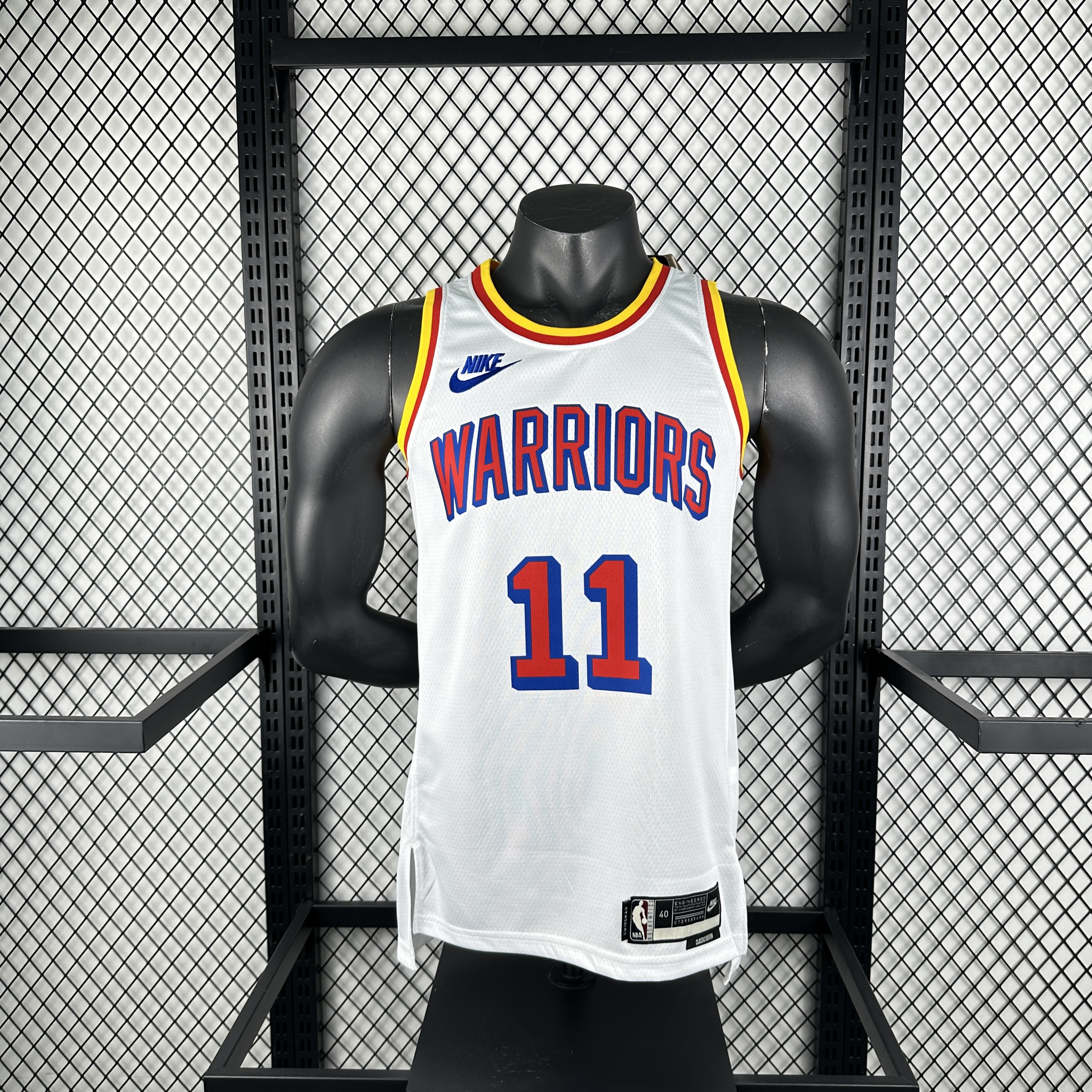 Men Golden State Warriors #11 Thompson white NBA 2024-25 Season Jerseys->golden state warriors->NBA Jersey